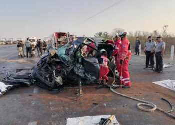 Siete lesionados en accidentes en la rúa Zaragoza