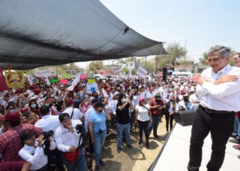 En Tamaulipas, serán primero los pobres, ofrece Américo Villarreal en La Borreguera de Tampico