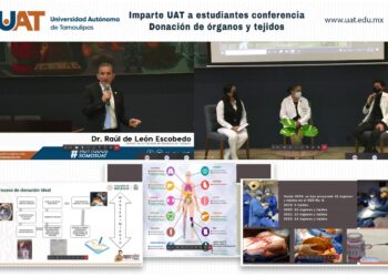 Imparte UAT a estudiantes plática sobre donación de órganos y tejidos