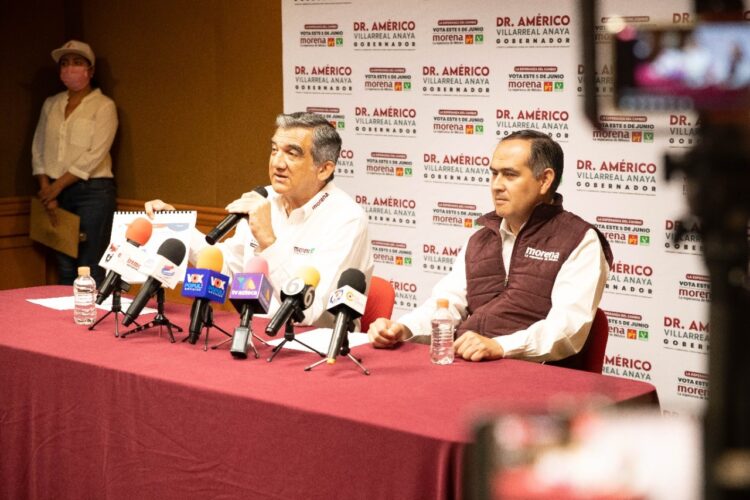Presentará Américo Villarreal denuncia contra el PRD por uso de documentos falsos