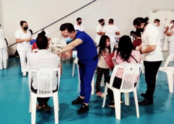 Aplican 117 mil dosis contra Covid en jornada de vacunación en Tamaulipas