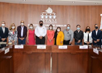 Realizan reunión de trabajo consejeros del INE y autoridades del IETAM