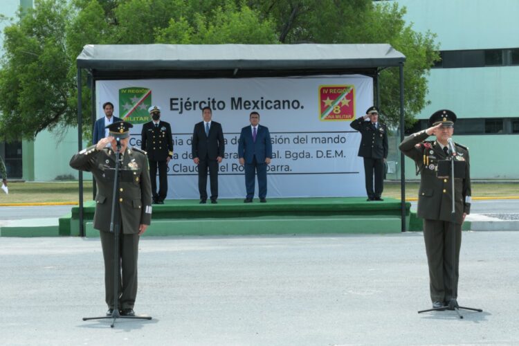 Realizan cambio de mando en 8va Zona Militar con base en Reynosa, Tamaulipas