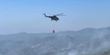 Sofocan 90% incendio forestal en reserva ecológica “El Cielo” en Gómez Farías, Tamaulipas