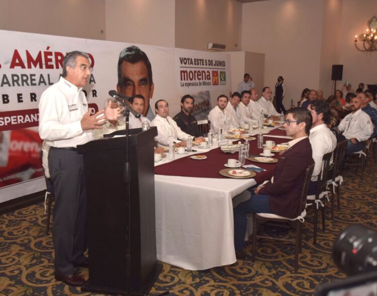 “No va a estar solo”, le dicen empresarios de Victoria a Américo Villarreal