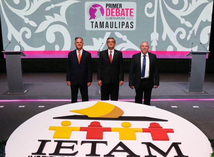 Y los tres candidatos a gobernador se dicen ganadores del primer debate del IETAM