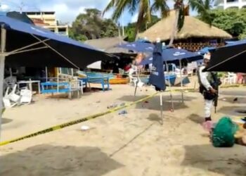 Ataque a balazos en playa Caleta deja dos muertos en Acapulco
