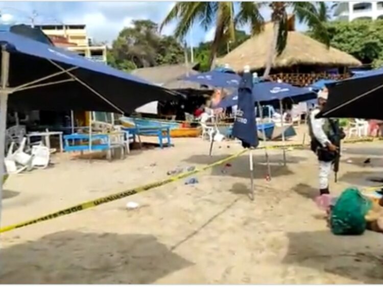 Ataque a balazos en playa Caleta deja dos muertos en Acapulco