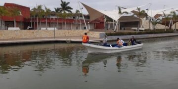Se mete al hábitat de cocodrilos para pescar jaibas