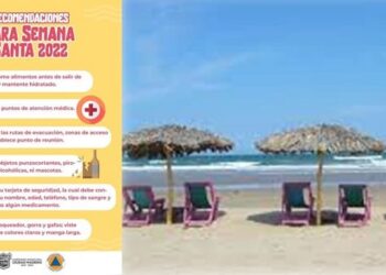 Emite recomendaciones Protección Civil a visitantes de playa Miramar