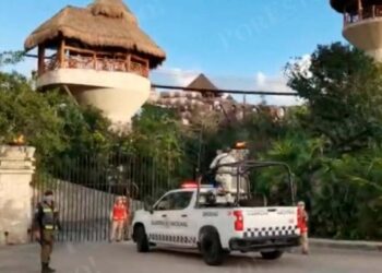 Balacera en playa del Carmen, deja un muerto y un herido