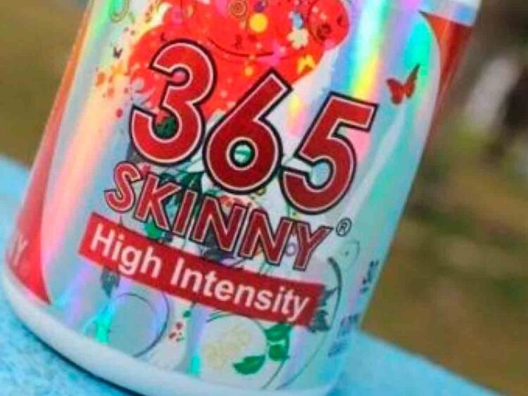 Alerta Cofepris de sustancia prohibida en producto engaño 365 Skinny High Intensity