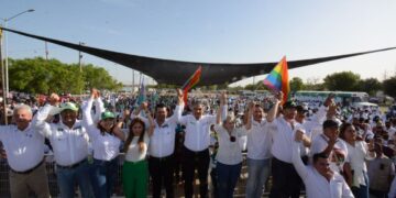 Américo Villarreal se reúne con verdes de corazón en Reynosa