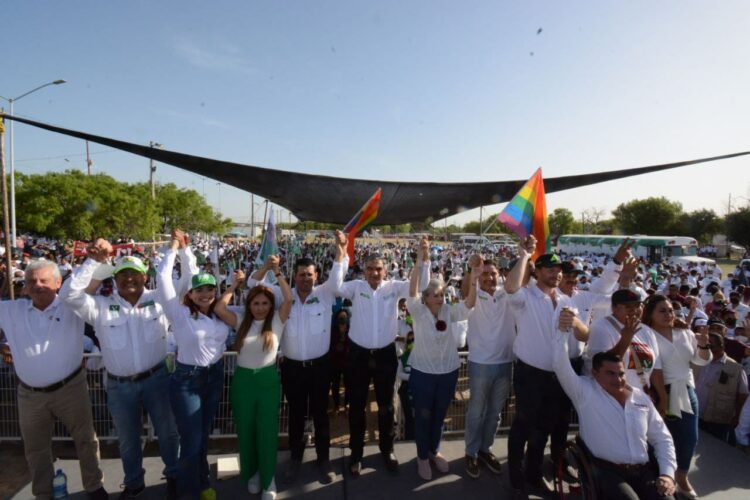 Américo Villarreal se reúne con verdes de corazón en Reynosa