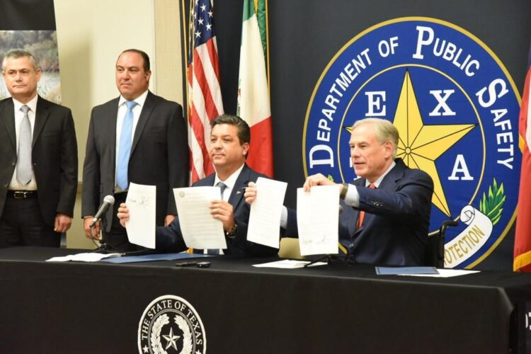 Gobernadores de Tamaulipas y Texas acuerdan agilizar el comercio y continuar fortaleciendo la seguridad fronteriza