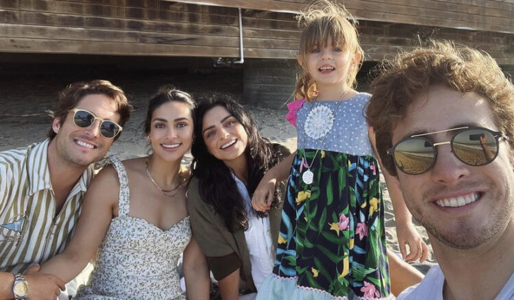 Renata Notni y Diego Boneta se reunió con Aislinn Derbez