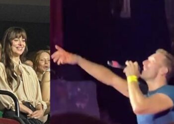 Dakota Johnson está en México y es nada más y nada menos por la gira de Coldplay