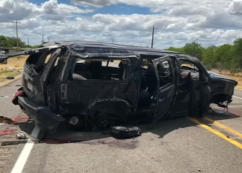 Se lesionan 15 migrantes tras volcadura en San Antonio