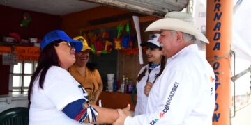 Se compromete Truko con empresarios y comerciantes de La Pesca