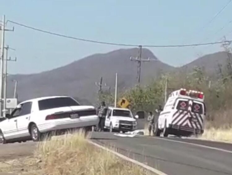 Adulto mayor fallece en accidente en la carretera Pericos-Badiraguato