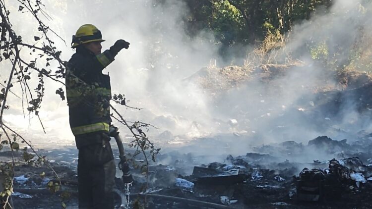 Reportan intensa cortina de humo en el centro de Culiacán