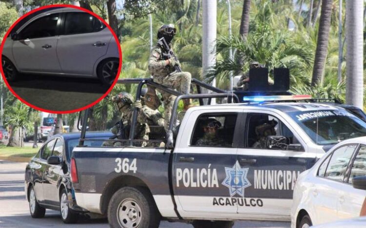 Encuentran auto abandonado con cinco cadáveres en Acapulco