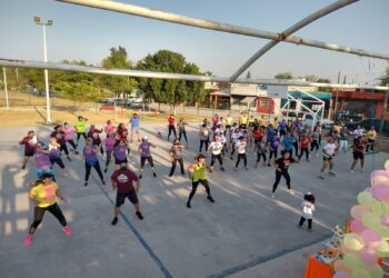 Celebra IV Aniversario grupo de activación física en Tamaul Las Brisas