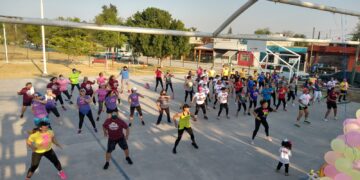 Celebra IV Aniversario grupo de activación física en Tamaul Las Brisas