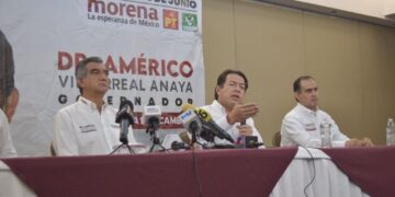  Mario Delgado pide al gobernador de Tamaulipas serenarse y no violentar elección
