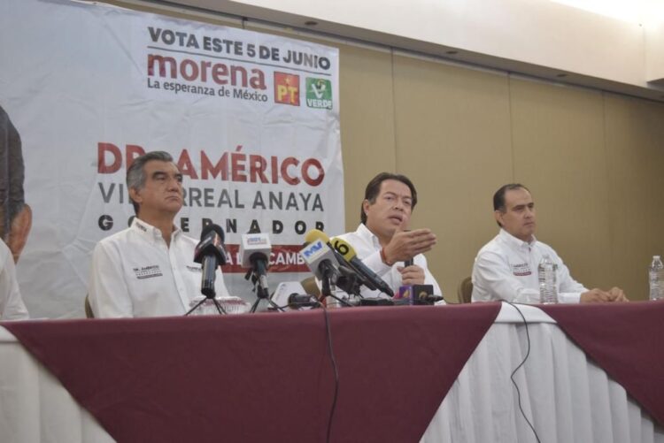  Mario Delgado pide al gobernador de Tamaulipas serenarse y no violentar elección