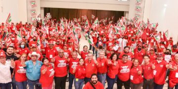 Promotores del voto del PRI en Altamira rinden protesta