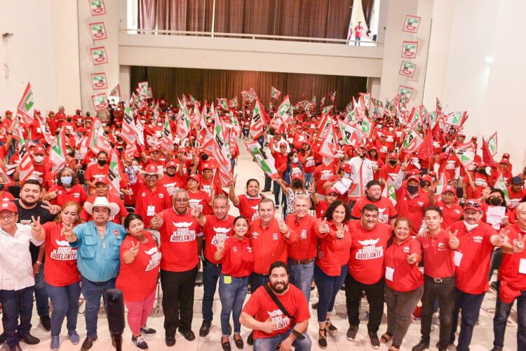 Promotores del voto del PRI en Altamira rinden protesta