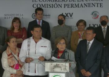 Denuncia en el Senado a Gobernador de Tamaulipas por campaña de terror contra Morena 