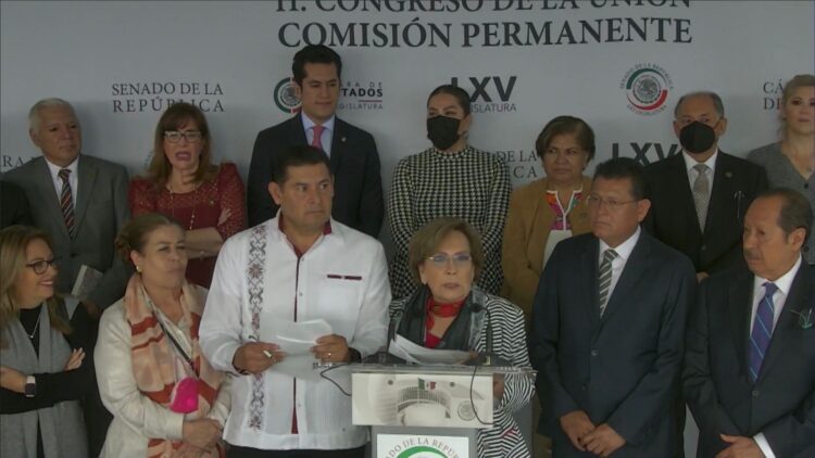 Denuncia en el Senado a Gobernador de Tamaulipas por campaña de terror contra Morena 