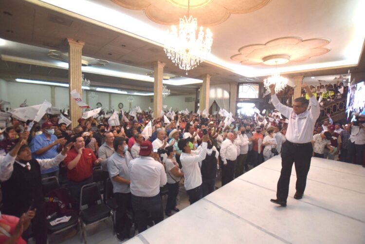 Pide Américo Villarreal borrar en las urnas a prianistas con un voto masivo