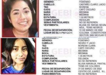 Yolanda y Celeste cumplen un mes de desaparecidas en Nuevo León