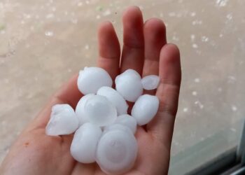 Cae granizo en comunidades ejidales de Burgos, Tamaulipas