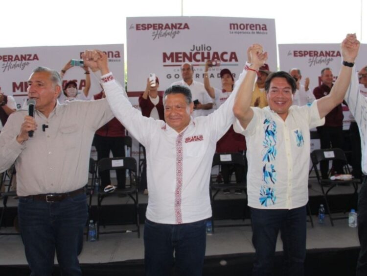 Adán Augusto, el tercer presidenciable vitoreado en Hidalgo