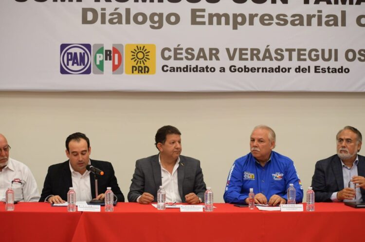 Sector empresarial generador de riqueza en Tamaulipas: Verástegui