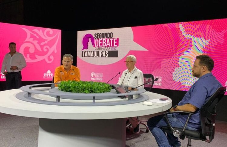 Ensayan candidatos de MC y PAN-PRI-PRD para segundo debate del IETAM