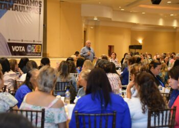 Ofrece Verástegui  en Nuevo Laredo crear la Secretaría de la Mujer