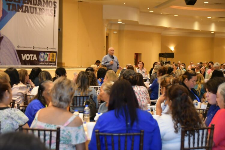 Ofrece Verástegui  en Nuevo Laredo crear la Secretaría de la Mujer