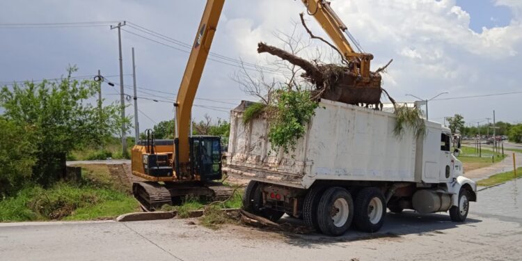 Auxilia Ayuntamiento de Matamoros a población afectada por lluvias