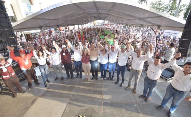 Desde la zona cañera, Américo Villarreal y morenistas gritan: “fuera la continuidad”