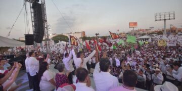 Llama Américo Villarreal en Tampico al voto masivo contra las marrullerías y mapacherías