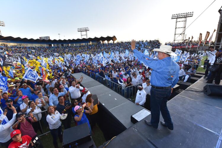 Tamaulipas será la capital del trabajo ofrece César Verástegui en Reynosa