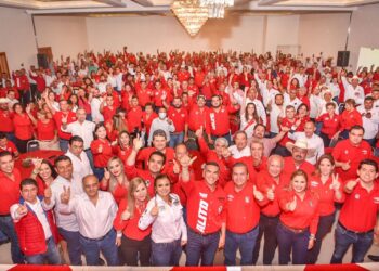 Cierran filas priistas de Victoria con César Verástegui para la gubernatura