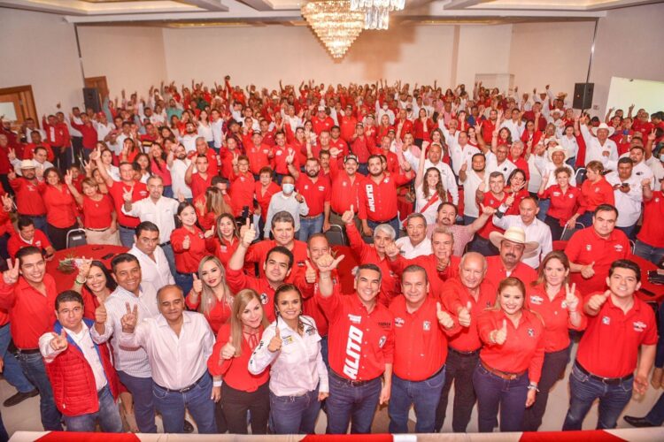 Cierran filas priistas de Victoria con César Verástegui para la gubernatura