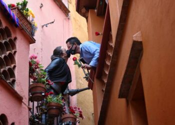 Cierran balcón del Callejón del Beso en Guanajuato