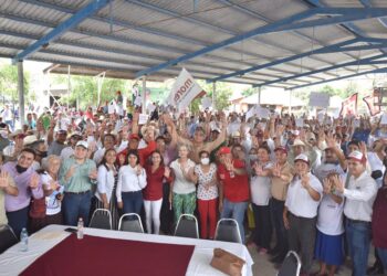 Antiguo Morelos y Nuevo Morelos dan respaldo a Américo Villarreal para gobernador